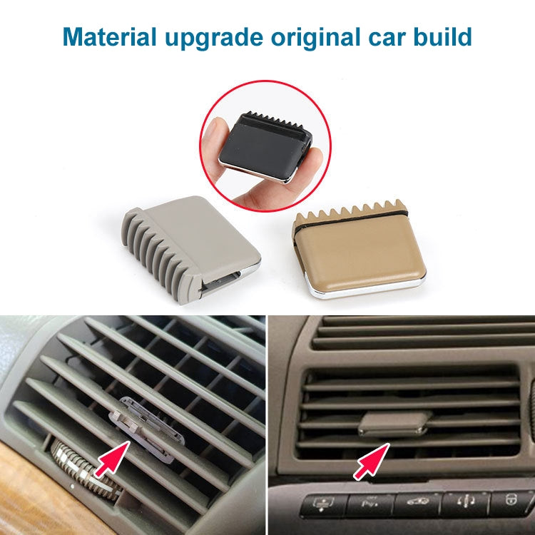 Car Middle Air Conditioning Exhaust Switch Paddle for Mercedes-Benz S Class W220 1998-2005, Left Driving, Middle (Khaki), Middle (Beige), Middle (Black), Middle (Grey)