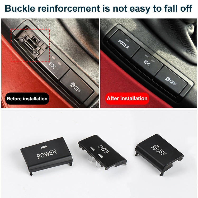 Car No. 2 Center Console Switch Button for BMW 3 Series M3 2005-2012, Left Driving, No. 2