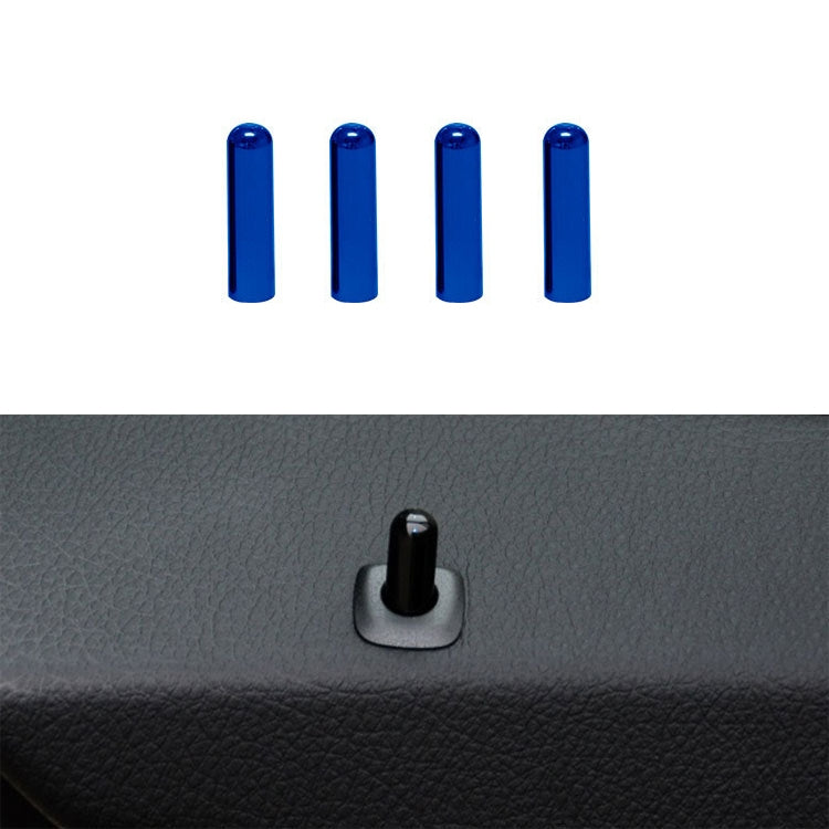 4 in 1 Car Door Latch Pin Door Screw Knob Cap Cover Trim for BMW F10, Left Driving