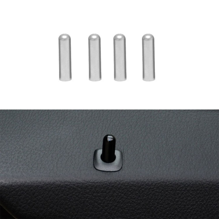 4 in 1 Car Door Latch Pin Door Screw Knob Cap Cover Trim for BMW F10, Left Driving