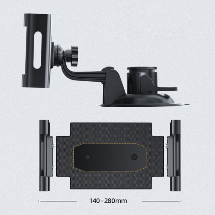 Car Dashboard Tablet Holder PVC Suction Cup Windshield Bracket, PVC Suction Cup