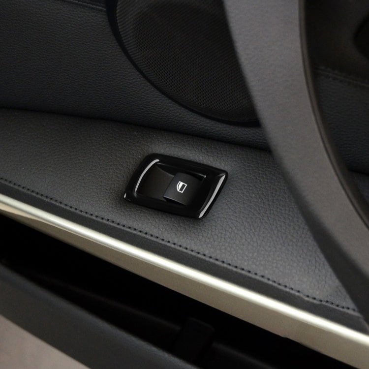 For BMW 3 Series E90/320i/325i 2005-2012 Car Left Drive Window Lifting Panel with Folding Key Decorative Sticker, Diameter: 37.8cm, Car Left Drive Window Lifting Panel, Diameter: 37.8cm