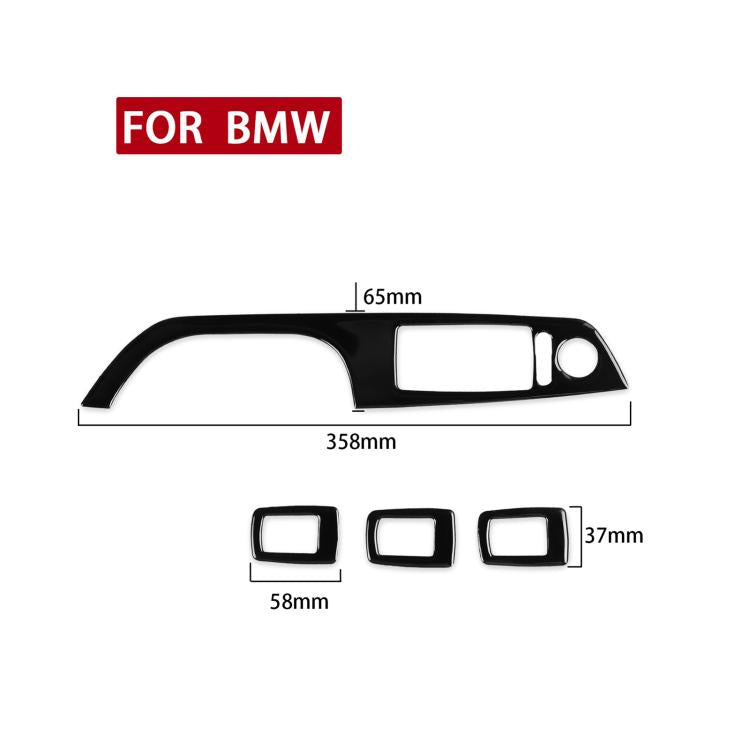 For BMW 3 Series E90/320i/325i 2005-2012 Car Right Drive Window Lifting Panel without Folding Key Decorative Sticker, Diameter: 35.8cm, Car Right Drive Window Lifting Panel without Folding Key, Diameter: 35.8cm