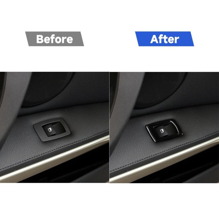 For BMW 3 Series E90/320i/325i 2005-2012 Car Right Drive Window Lifting Panel without Folding Key Decorative Sticker, Diameter: 35.8cm, Car Right Drive Window Lifting Panel without Folding Key, Diameter: 35.8cm