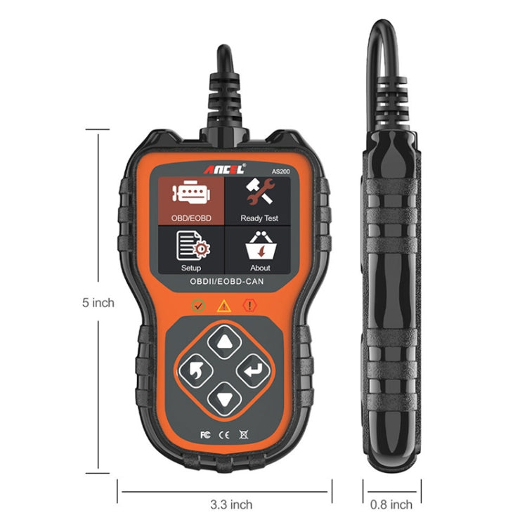 Ancel AS200 Car Engine Tester OBDII Code Reading Card, AS200