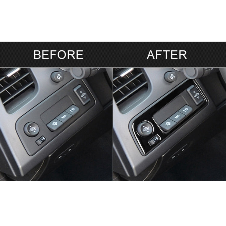 For Chevrolet Corvette C7 2014-2019 Car Headlight Switch Decorative Sticker, Left Drive, Headlight Switch