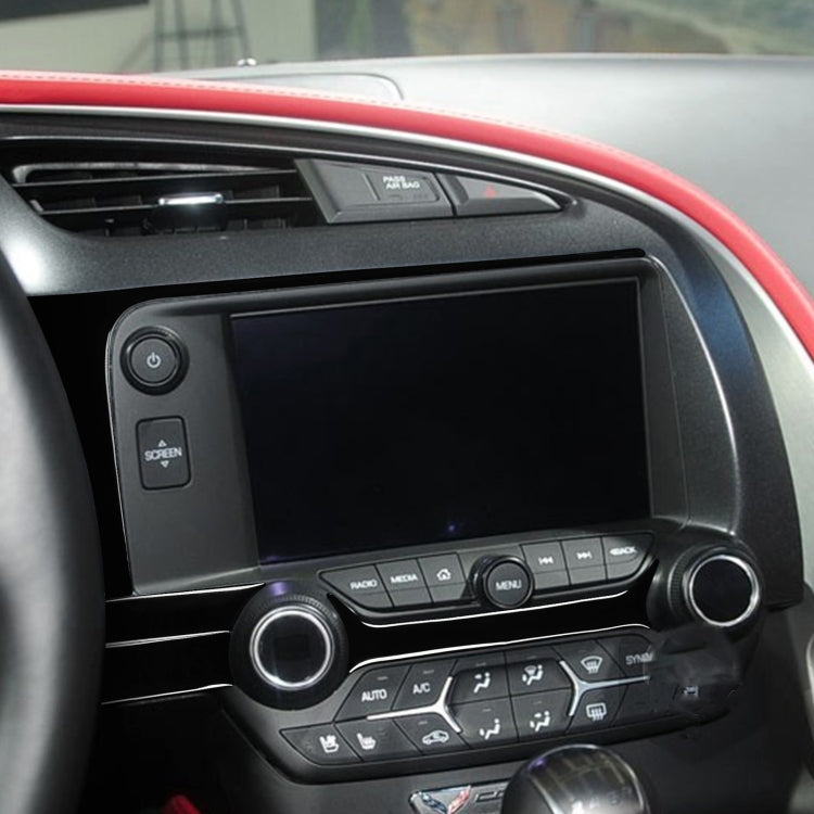 For Chevrolet Corvette C7 2014-2019 Car Central Navigation Decorative Sticker, Left Drive, Central Navigation