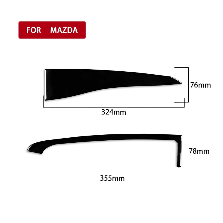 For Mazda 3 Axela 2010-2013 Car Central Display Screen Decorative Sticker, Right Drive, Central Display Screen, Right Drive