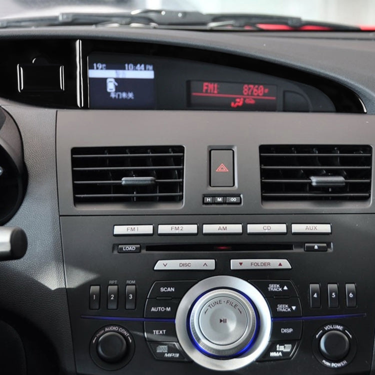 For Mazda 3 Axela 2010-2013 Car Central Display Screen with USB Decorative Sticker, Left Drive, Central Display Screen with USB, Left Drive