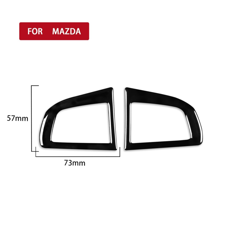 For Mazda 3 Axela 2010-2013 Car Steering Wheel Button Decorative Sticker, Left and Right Drive Universal, Steering Wheel Button