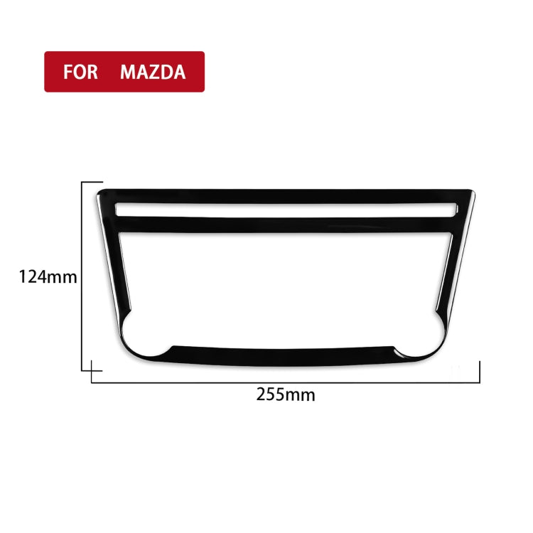 For Mazda 3 Axela 2010-2013 Car Navigation Insdie Frame Decorative Sticker, Left and Right Drive Universal, Navigation Insdie Frame