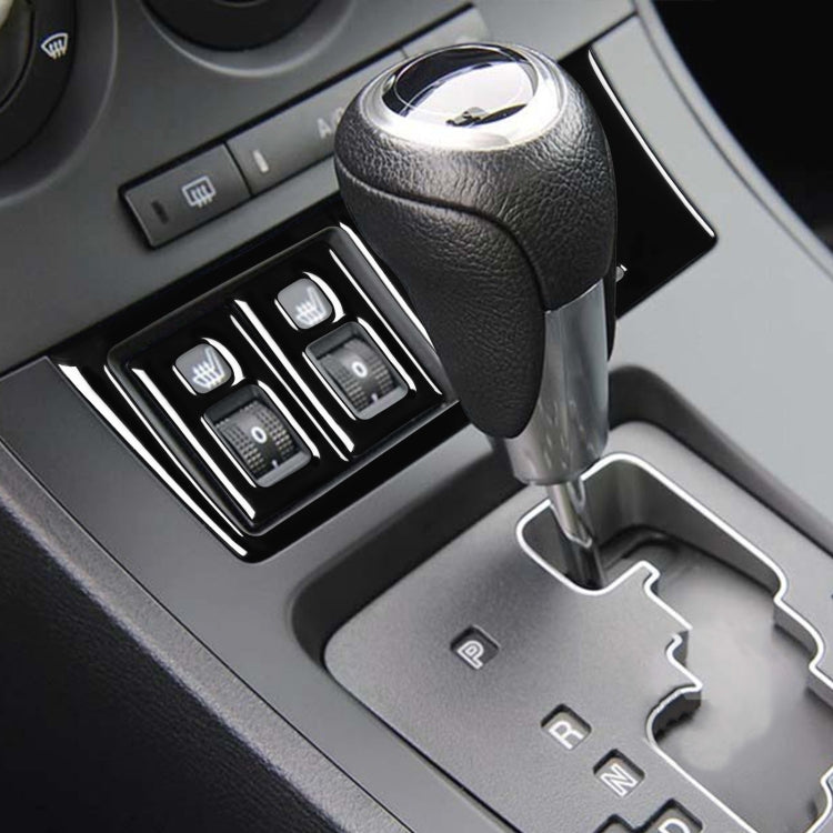 For Mazda 3 Axela 2010-2013 Car Seat Heating Button Set Decorative Sticker, Left and Right Drive Universal