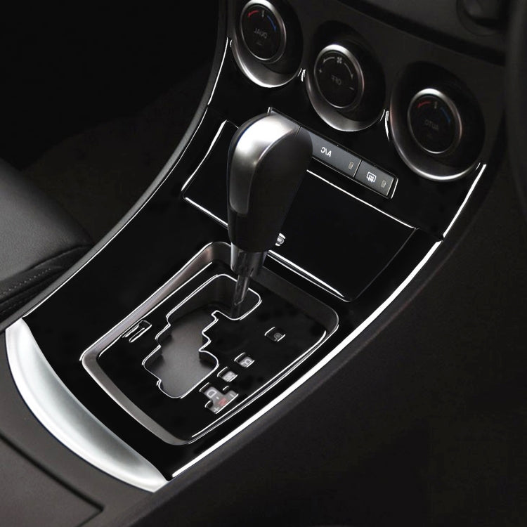 For Mazda 3 Axela 2010-2013 6 in 1 Car AC Gear Panel Set B Decorative Sticker, Right Drive, AC Gear Panel Set B, Right Drive