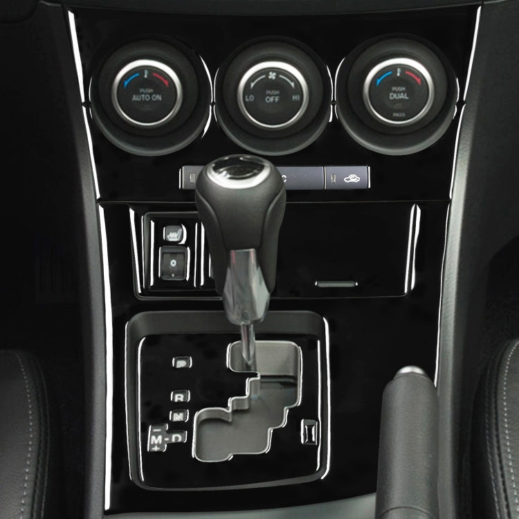 For Mazda 3 Axela 2010-2013 9 in 1 Car AC Gear Panel Set D Decorative Sticker, Left Drive, AC Gear Panel Set D, Left Drive