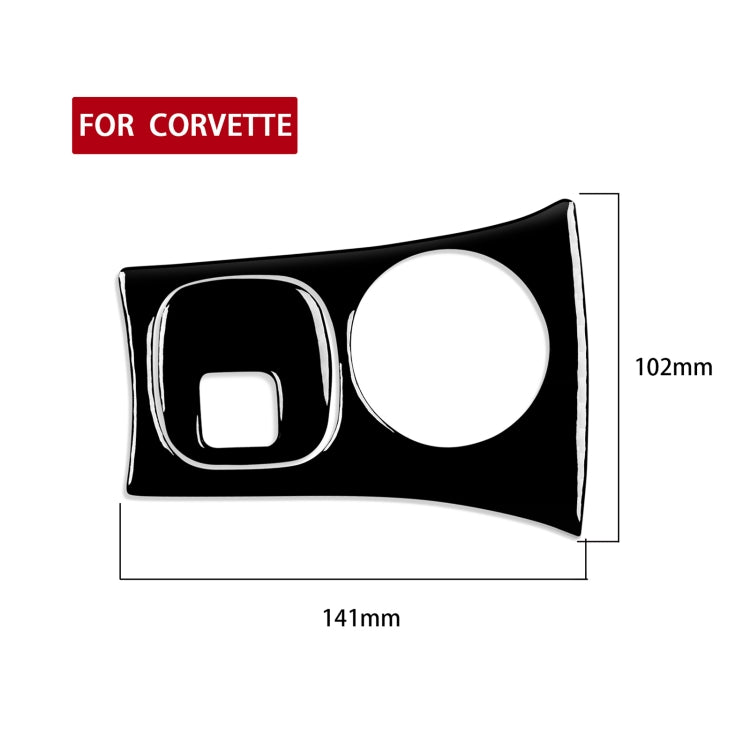 For Chevrolet Corvette C5 1998-2004 Car Key Panel Set Decorative Sticker, Left Drive, Key Panel Set