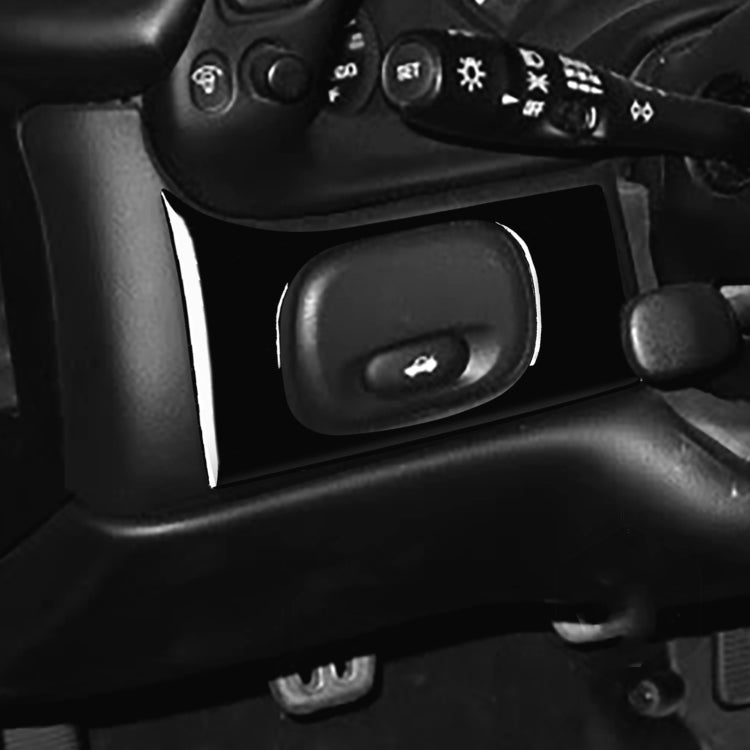 For Chevrolet Corvette C5 1998-2004 Car Key Panel + Headlight Switch Decorative Sticker, Left Drive, Key Panel + Headlight Switch