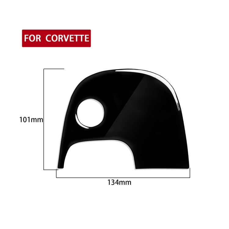 For Chevrolet Corvette C5 1998-1999 Car Lower Console A Decorative Sticker, Left Drive, Lower Console A