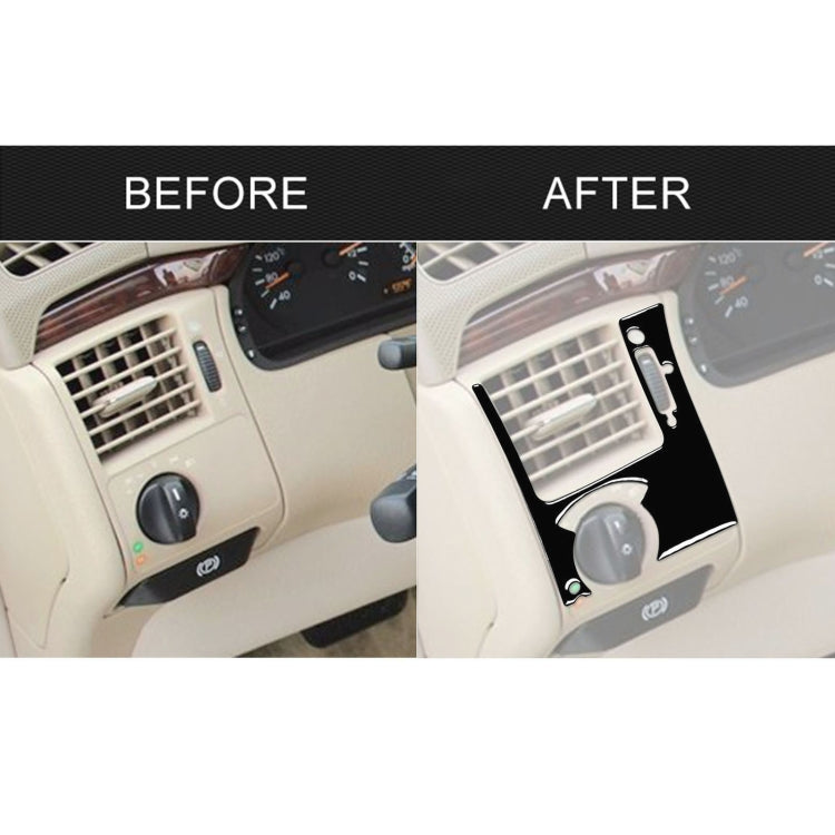 For Mercedes-Benz E-Class W210 1996-2002 Car Driver Side Air Outlet Decorative Sticker, Left Drive, Driver Side Air Outlet, Left Drive