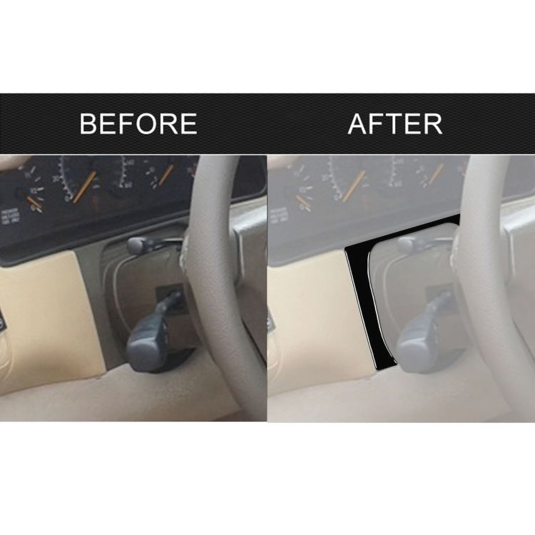 For Mercedes-Benz E-Class W210 1996-2002 Car Speedometer Below Decorative Sticker, Left Drive, Speedometer Below, Left Drive
