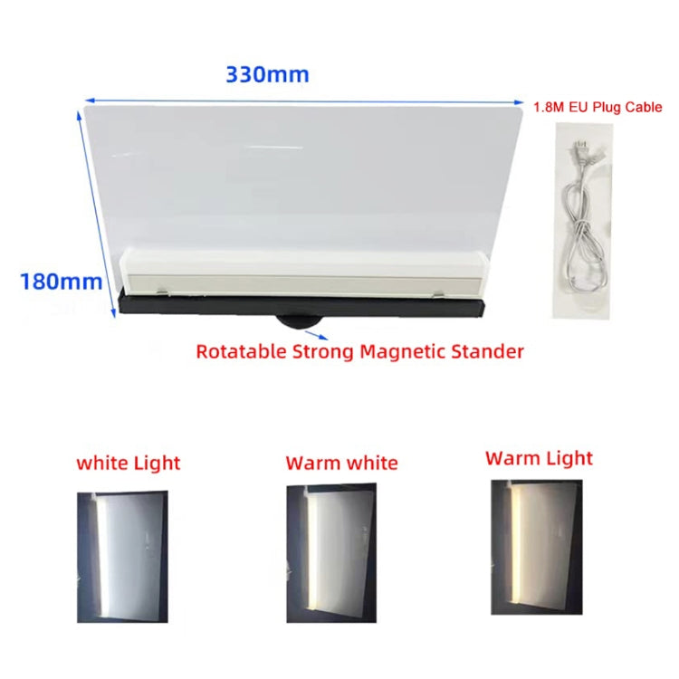 Paintless Dent Repair Removal Tool Checking Reflector Line Tricolor Detection Board, EU Plug, EU Plug