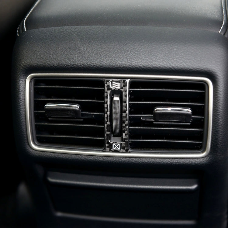 Car Carbon Fiber Rear Air Outlet Decorative Sticker for Infiniti Q50 / Q60 2014-2020, Rear Air Outlet