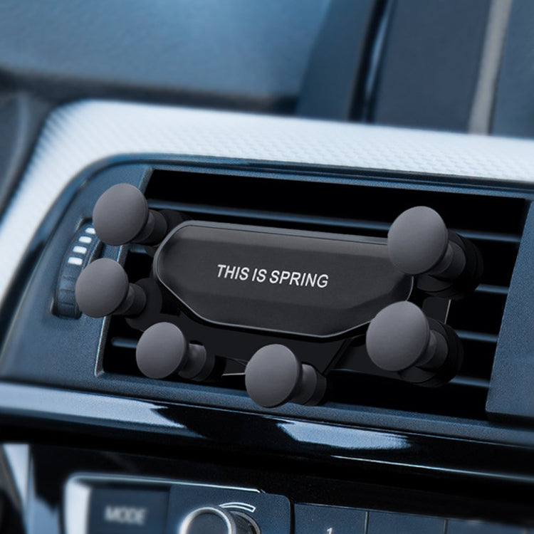 Car Air Outlet Six-claw Gravity Mobile Phone Holder Bracket, Six-claw Phone Holder(Silver), Six-claw Phone Holder(Black), Six-claw Phone Holder(Red)