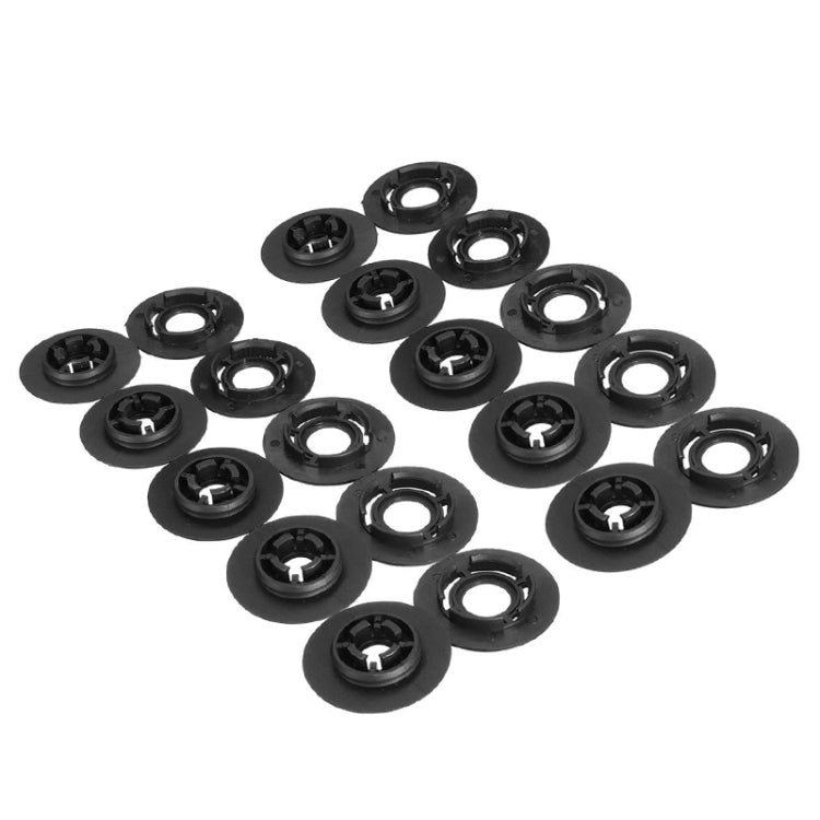 10 Sets Car Carpet Mat Clips Floor Holders Fixing Grips Clamps 3D08645214PK / 3D0864523B41 for Volkswagen / Skoda / Audi, 3D0864523B41