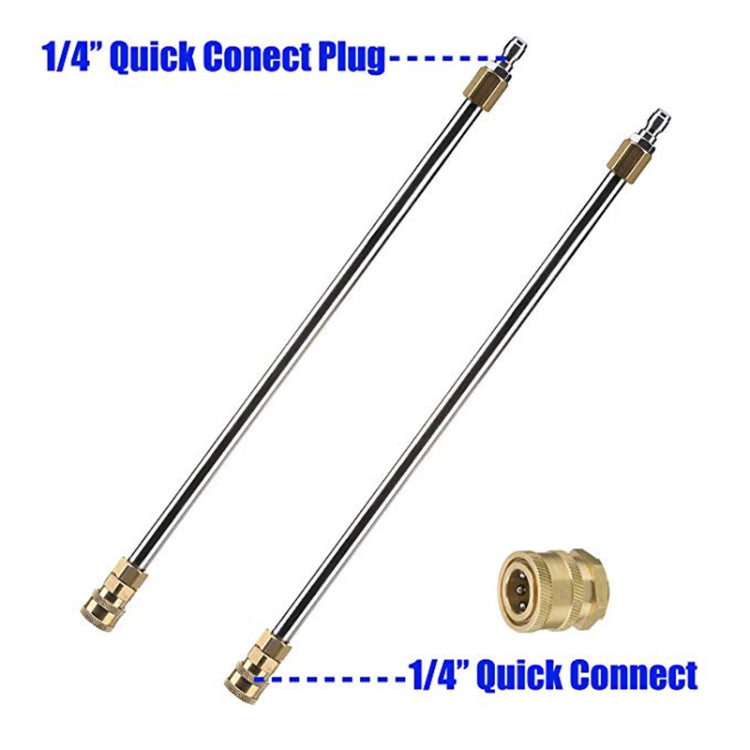 Car Body Chassis Car High Pressure Washing Machine Car Bottom Water Washing Machine 4 Nozzle Cleaner Set, Extension Rod Length: 34cm, with Extension Rod