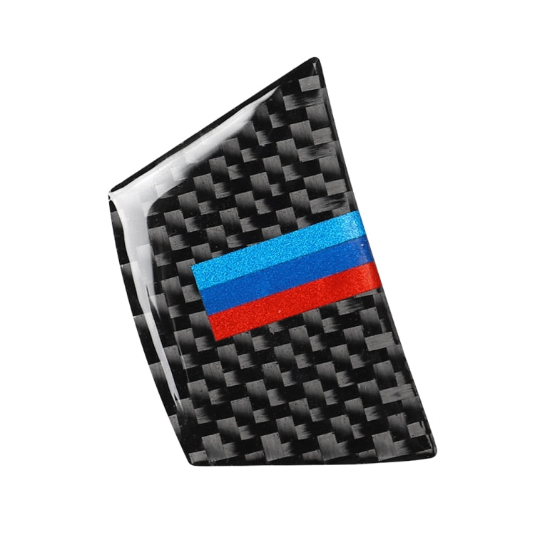 3 in 1 Car Carbon Fiber Tricolor Steering Wheel Button Decorative Sticker for BMW 3 Series E90 2005-2012, Left and Right Drive Universal, For BMW 3 Series E90 2005-2012(Tricolor)