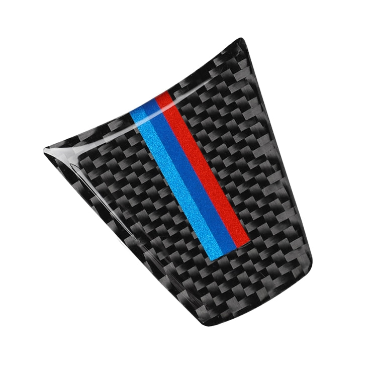 3 in 1 Car Carbon Fiber Tricolor Color Steering Wheel Button Decorative Sticker for BMW 3 Series E90 2005-2012, Left and Right Drive Universal, For BMW 3 Series E90 2005-2012(Tricolor,A)