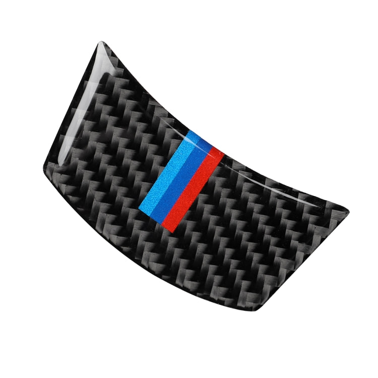 5 in 1 Car Carbon Fiber Tricolor Steering Wheel Button Decorative Sticker for BMW 5 Series E60 2004-2010, Left and Right Drive Universal, For BMW 5 Series E60 2004-2010(Tricolor)