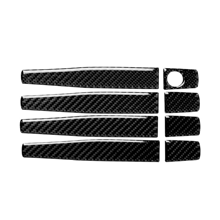 Car Carbon Fiber Door Handle Decorative Sticker for Chevrolet Cruze 2009-2015, Left and Right Drive Universal, Door Handle
