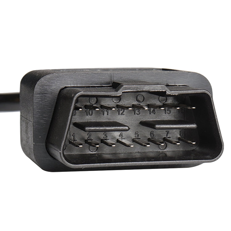 16PIN Male OBD Cable Opening Line OBD 2 Extension Cable for Car Diagnostic Scanner, Cable Length: 300cm, 300cm