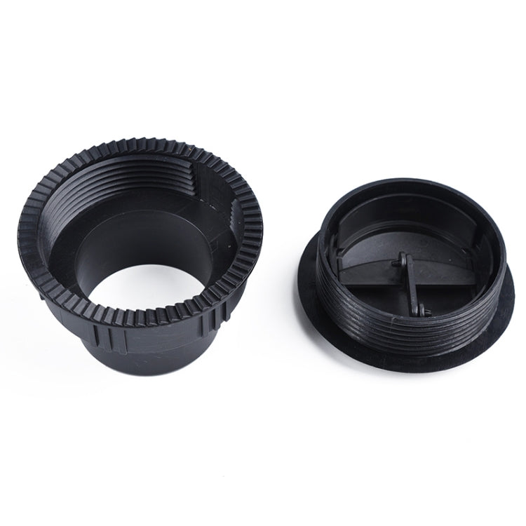 Universal 60mm Round AC Air Outlet Vent for RV Bus Boat Yacht Auto Air Conditioner Vent Replacement Parts Car Accessories, B Style (Black)