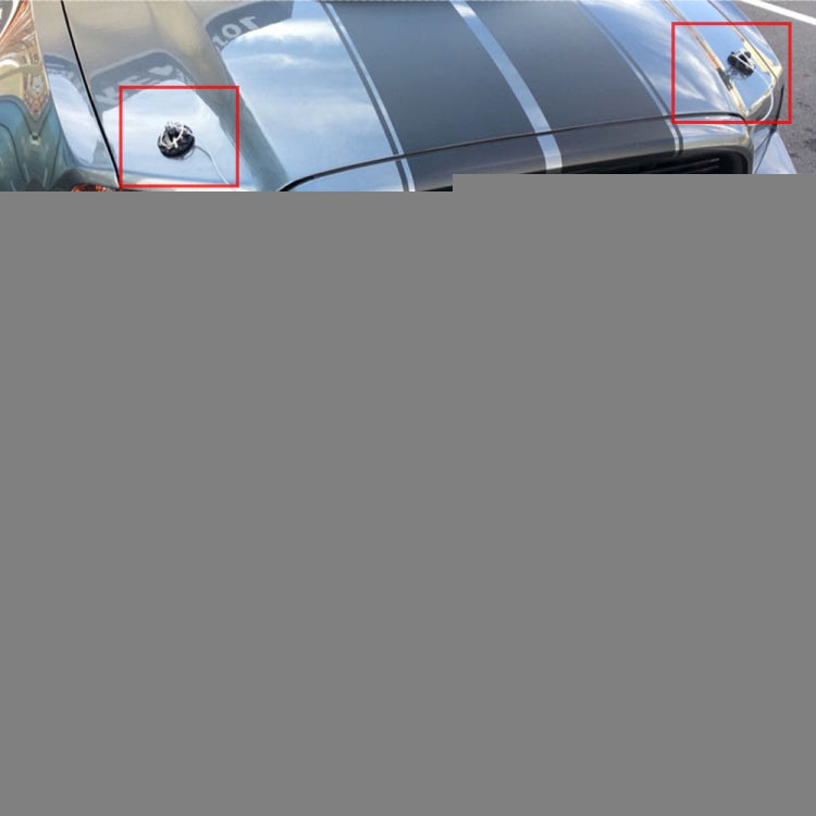 XH-6041 Car Universal Modified Aluminum Alloy Engine Hood Lock Cover, XH-6041(Black), XH-6041(Blue), XH-6041(Red)