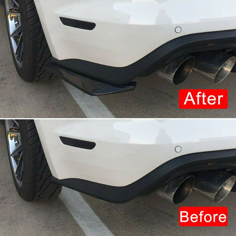 XH-6134 Carbon Texture Car Universal Modified Rear Spoiler Anti-collision Protector Bar Strip Guard Sticker, Carbon Texture