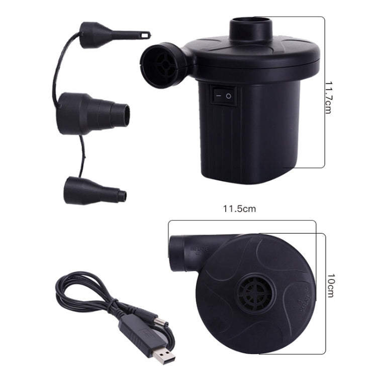Car Portable Multifunctional Air Pump Tire Inflator Electric / USB Inflatable Pump, USB Inflatable Pump