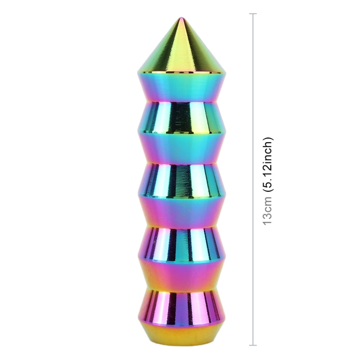 Universal Car Colorful Long Cone Shape Gear Head Gear Shift Knob, Long Cone Shape