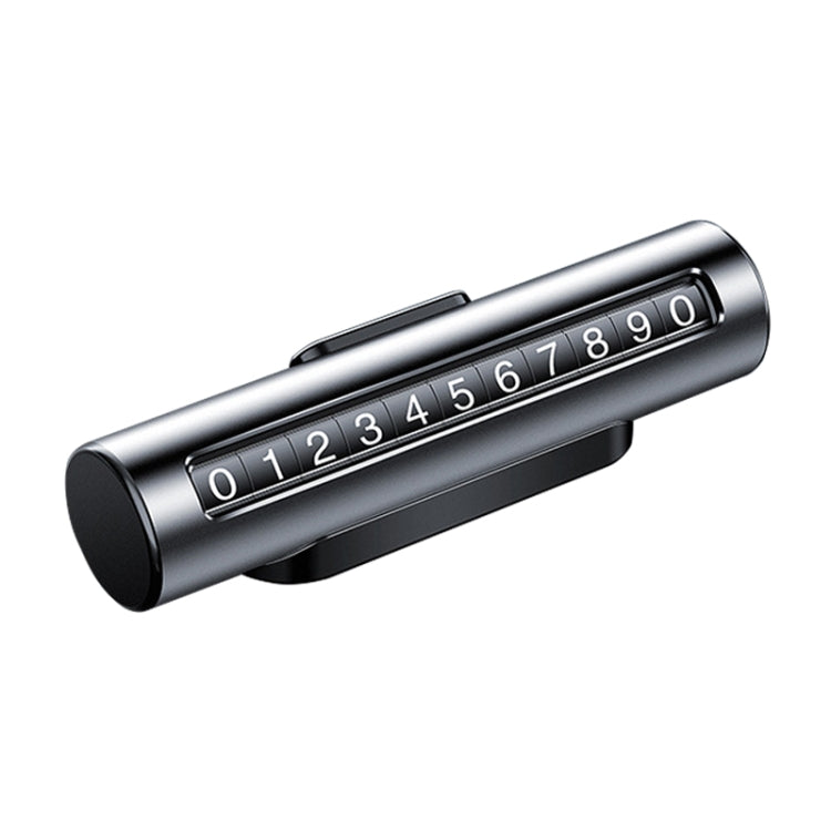 Car Metal Roller Creative Temporary Parking Card Parking Number Card, Metal Roller (Silver Grey), Metal Roller(Black), Metal Roller(Red), Metal Roller(Silver)