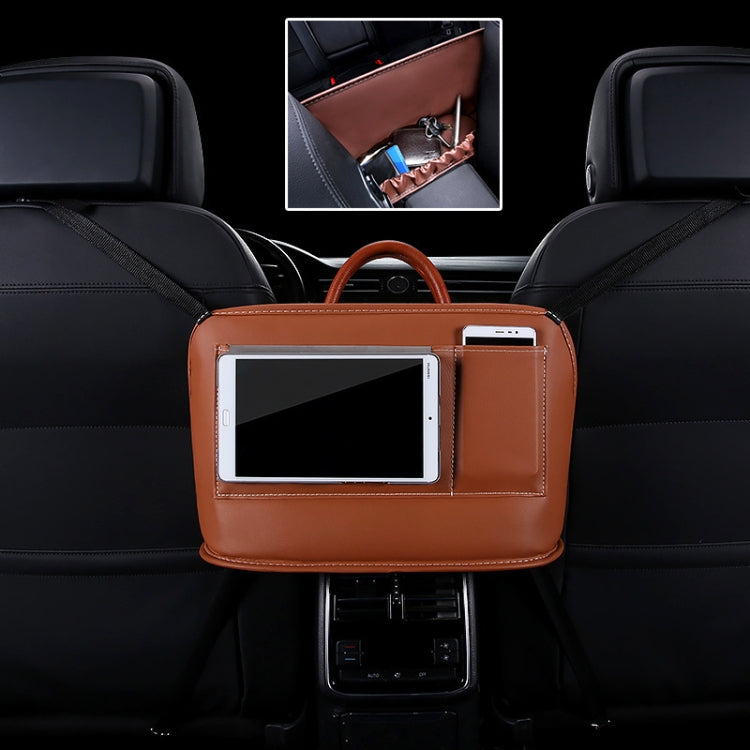 Car Front Seat Hanging Bag Mobile Phone Storage Bag, Mobile Phone Storage Bag (Wine Red), Mobile Phone Storage Bag (Brown), Mobile Phone Storage Bag (Black), Mobile Phone Storage Bag, Mobile Phone Storage Bag (Beige), Mobile Phone Storage Bag (Red)