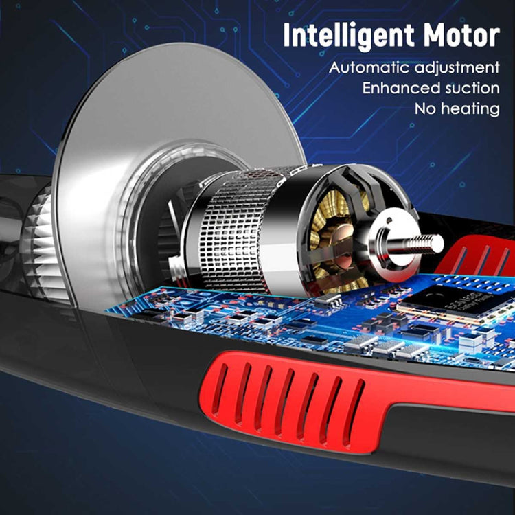 Car Wired Portable 120W Handheld Powerful Vacuum Cleaner with LED Light Cable Length: 5m, Wired with Light
