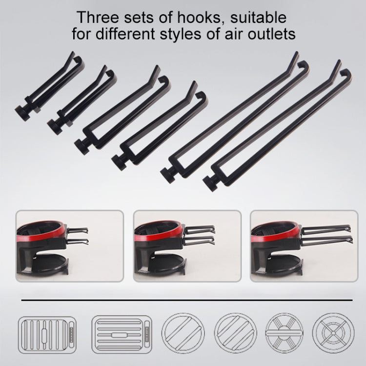 2 in 1 Car Air Outlet Magnetic Mount Beverage Cup Stand Phone Holder, 2 in 1 Phone Holder(Red), 2 in 1 Phone Holder