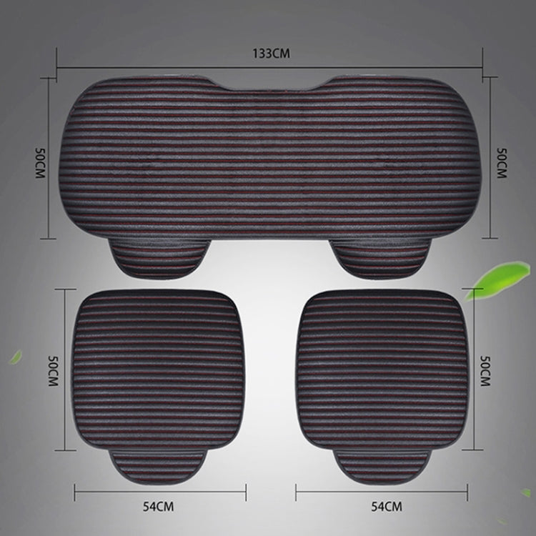 3 in 1 Car Seat Cushion Free Binding Half Inclusive Seat Mat Set, Half Inclusive (Black), Half Inclusive (Coffee), Half Inclusive (Grey), Half Inclusive (Blue), Half Inclusive (Beige), Half Inclusive (Red)
