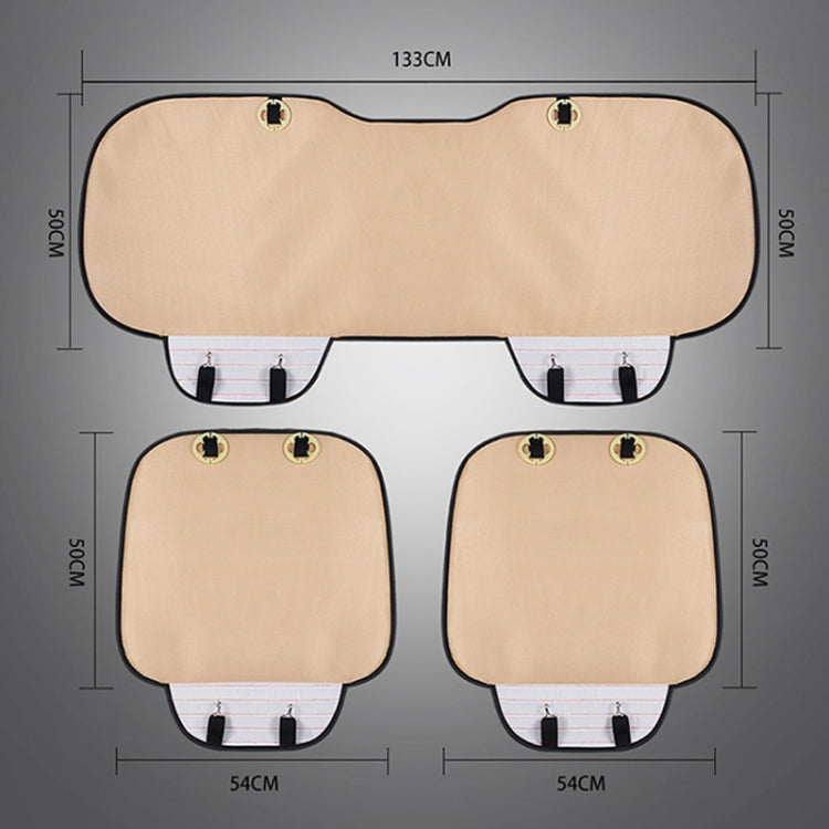 3 in 1 Car Seat Cushion Free Binding Half Inclusive Seat Mat Set, Half Inclusive (Black), Half Inclusive (Coffee), Half Inclusive (Grey), Half Inclusive (Blue), Half Inclusive (Beige), Half Inclusive (Red)