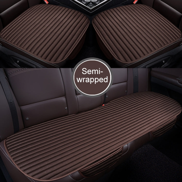 3 in 1 Car Seat Cushion Free Binding Half Inclusive Seat Mat Set, Half Inclusive (Coffee), Half Inclusive (Grey), Half Inclusive (Blue), Half Inclusive (Beige), Half Inclusive (Red), Half Inclusive (Black)