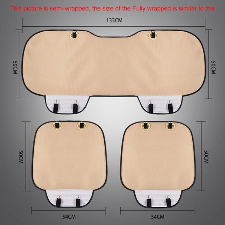3 in 1 Car Seat Cushion Free Binding All Inclusive Seat Mat Set, All Inclusive (Grey), All Inclusive (Blue), All Inclusive (Beige), All Inclusive (Red), All Inclusive (Black), All Inclusive (Coffee)