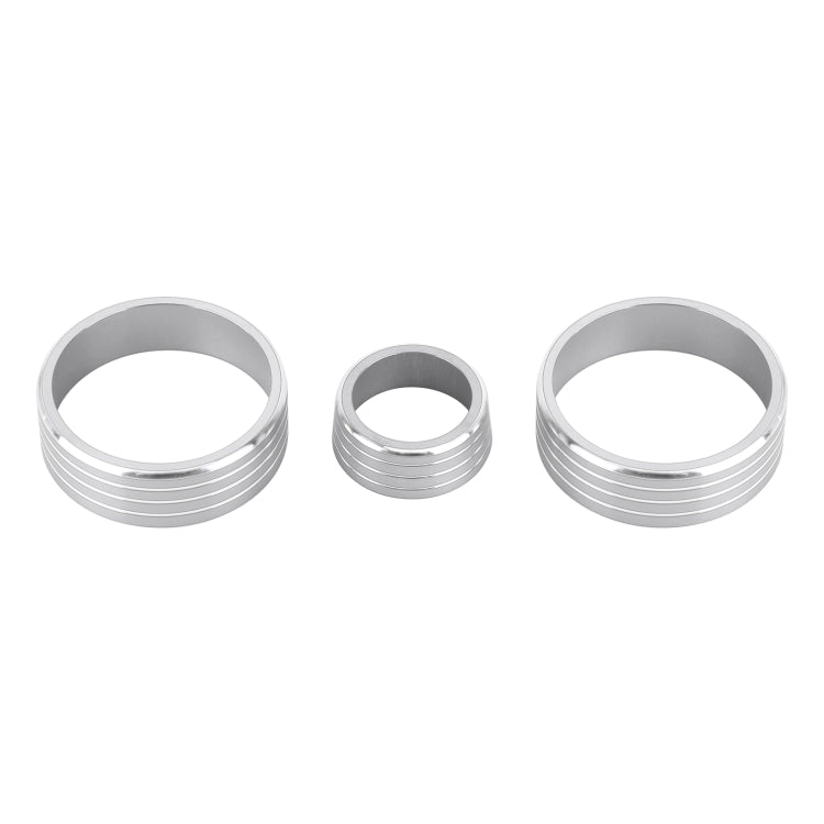 3 PCS Car Aluminum Alloy Air Conditioner Knob Case for Honda VEZEL / XR-V / Fit / GIENIA / City, For Honda VEZEL(Silver), For Honda VEZEL(Black), For Honda VEZEL(Gold), For Honda VEZEL(Blue), For Honda VEZEL(Red)