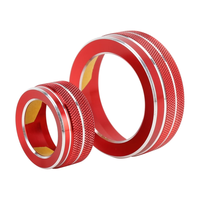 3 PCS Car Metal Air Conditioner Knob Case for Honda CR-V 2017, For Honda CR-V 2017 (Red), For Honda CR-V 2017 (Blue)