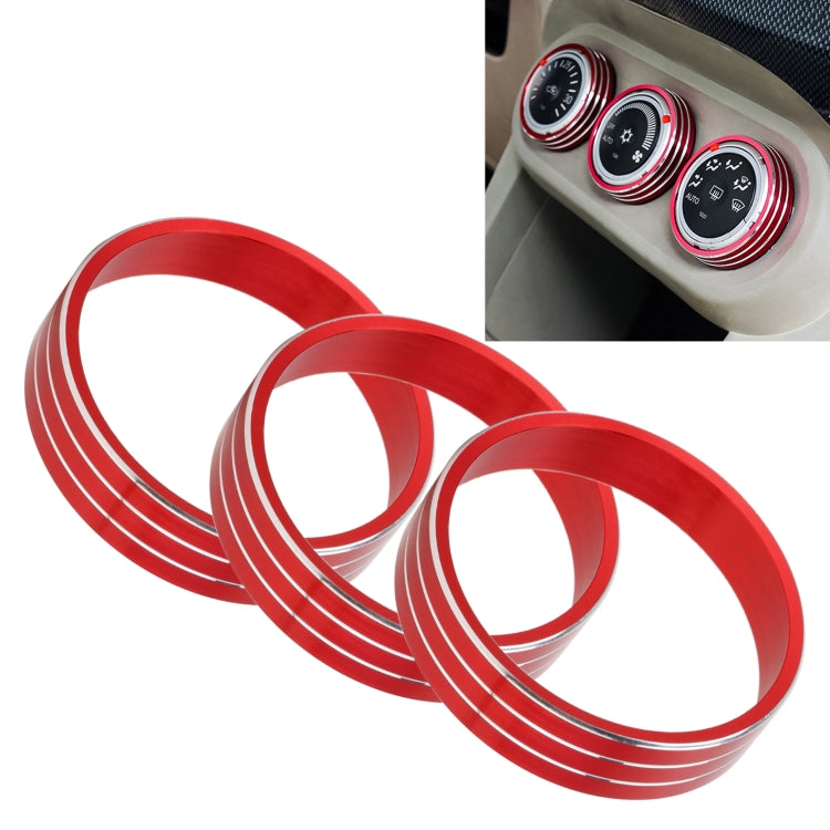 Car Metal Air Conditioner Knob Case for Mitsubishi ASX, For Mitsubishi ASX (Black), For Mitsubishi ASX (Gold), For Mitsubishi ASX (Blue), For Mitsubishi ASX (Red), For Mitsubishi ASX (Silver)