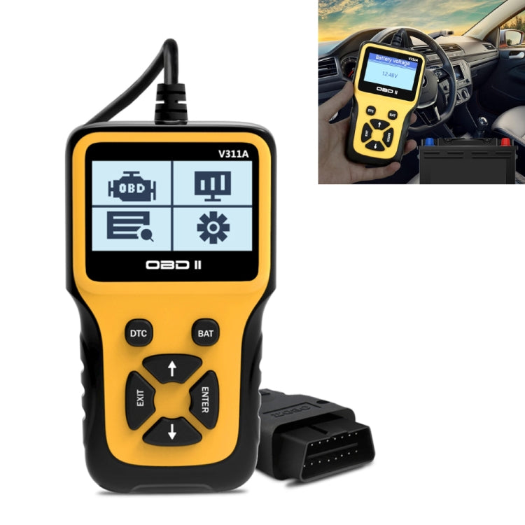 V311A Car Handheld V1.1 OBD2 Fault Detector OBD2 Diagnostic Tool, V311A